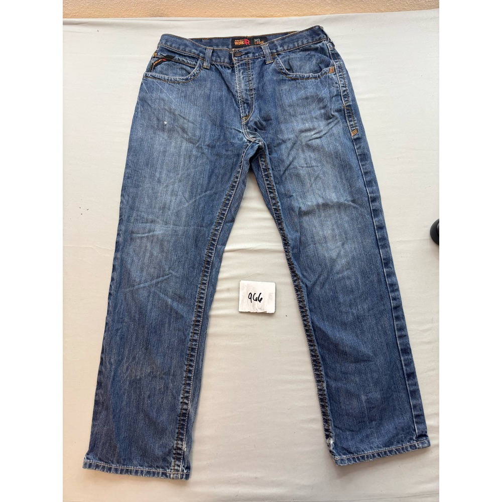 Ariat Work FR M3 Loose Fit Flame Resistant Jeans Blue Denim 36x32 Mens 1005037
